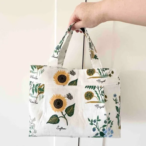 Handmade sunflower handbag spring purse - Picture 4 of 10